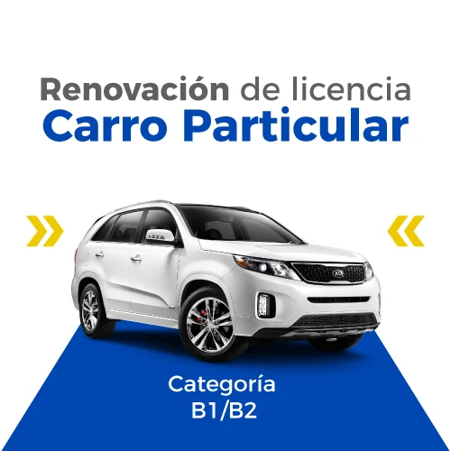Renovación Licencia Carro Particular