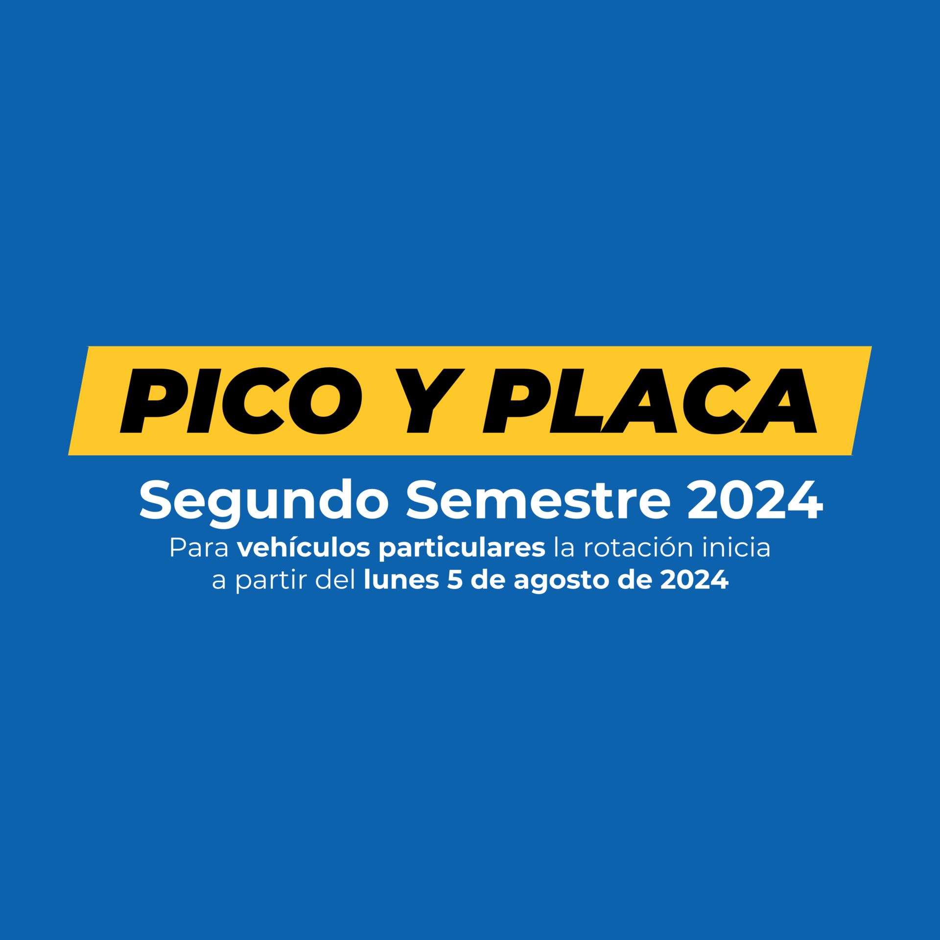 Pico y placa en Medellín: Actualízate para el segundo semestre de 2024