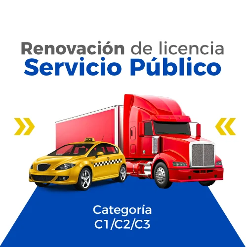 Renovación Licencia Servicio Público