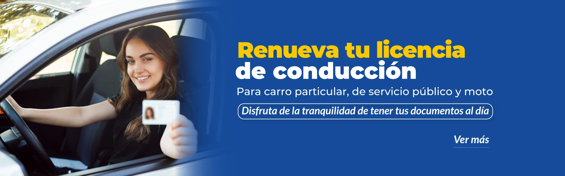 Licencia para conducción de carros particulares (Categorías B1/B2)